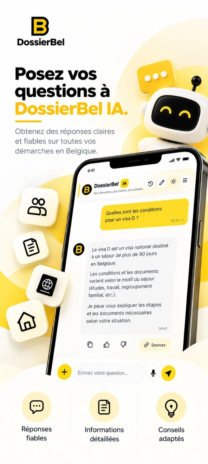 DossierBel IA داخل التطبيق